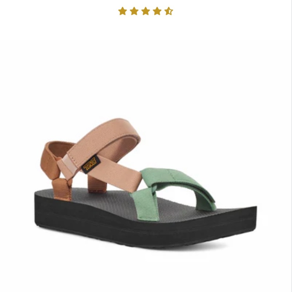 Teva sandals women’s 8 colorblock midform universal platform